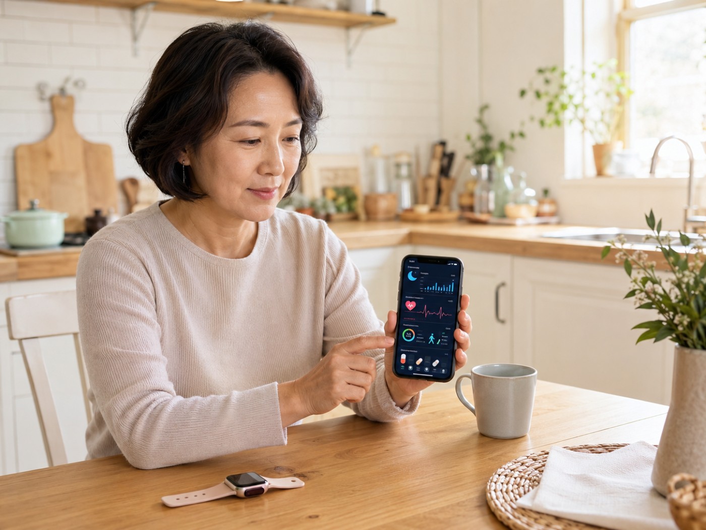 수면·활동량·복용 약 정보를 함께 살펴보는 사용자